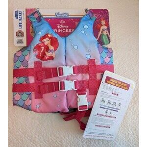 SwimWays Pink Ariel Child 33-55 Lbs U.S. Coast Guard Approved Life Jacket